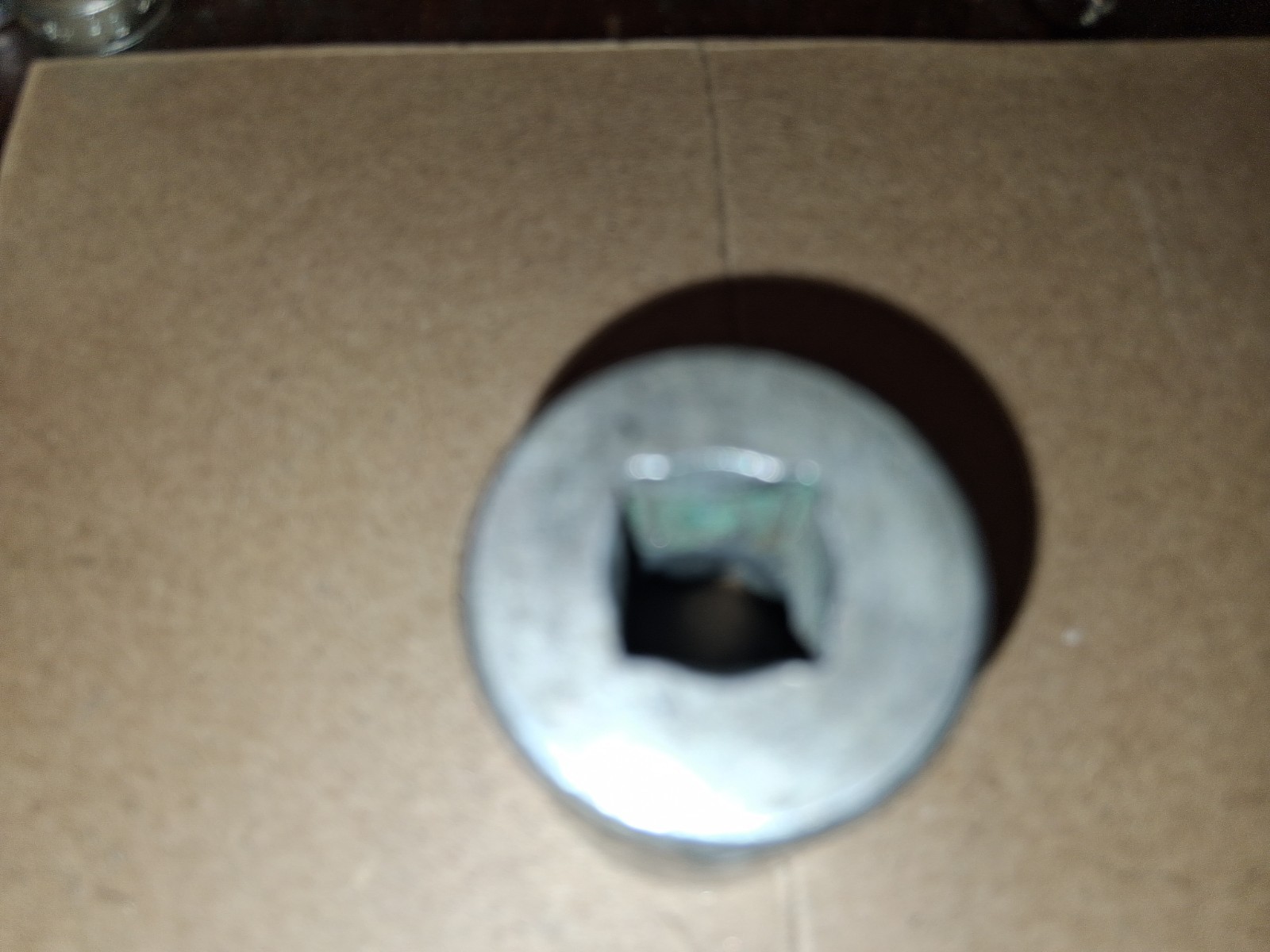 Vintage Snap On Tools IM280 1/2 Drive 6Pt SAE 7/8 (22mm) Shallow Impact Socket