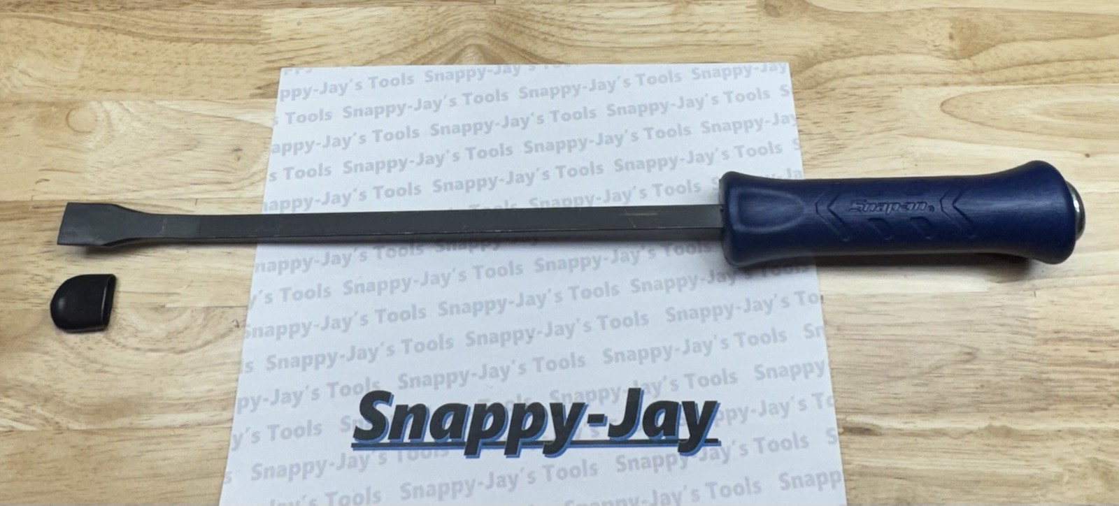 Snap-on Tools USA NEW POWER BLUE 18″ Length Angled Striking Pry Bar SPBS18AMB
