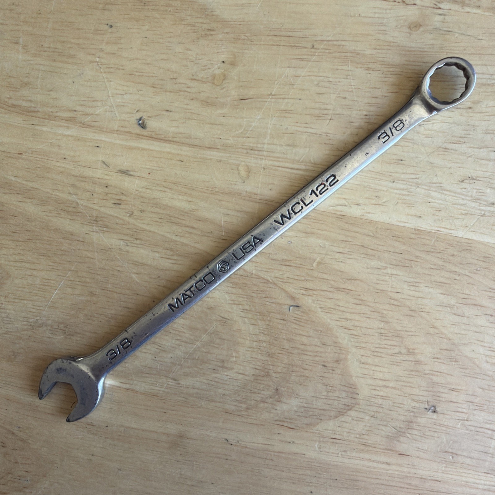 Matco Tools 3/8″ Combination Wrench 12 Point WCL122 Made in USA