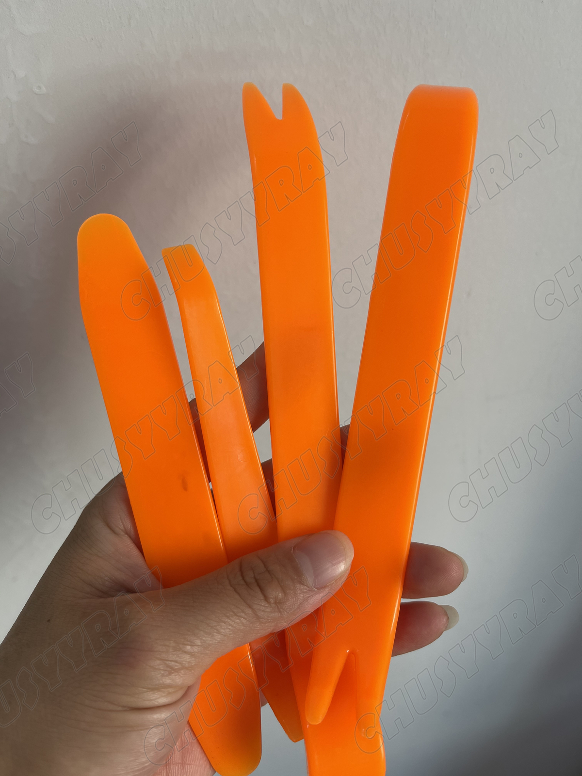 4PCS Removal Pry Tool For Auto Racing Car Radio Door Panel Audio LED Light Plast