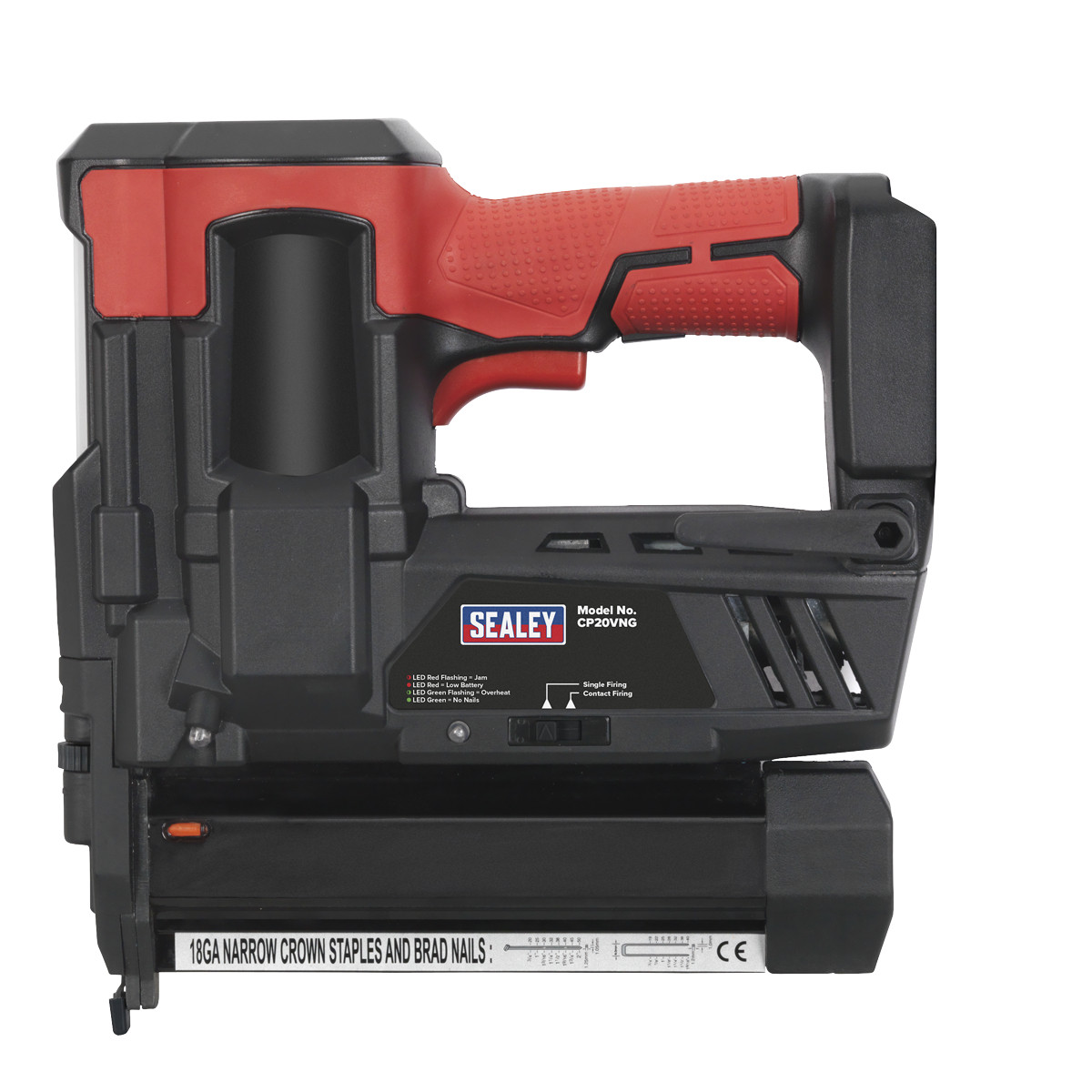 Sealey CP20VNG Cordless Nail/Staple Gun 18G 20V Lithium-ion – Body Only