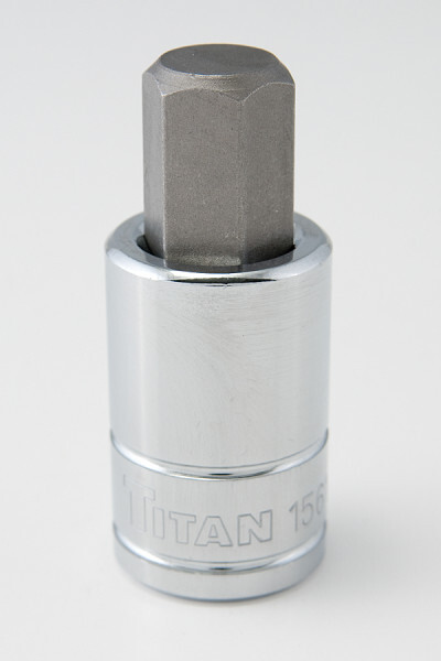 Titan 15614 1/2-Inch Drive x 14mm Hex Bit Socket – 14 mm