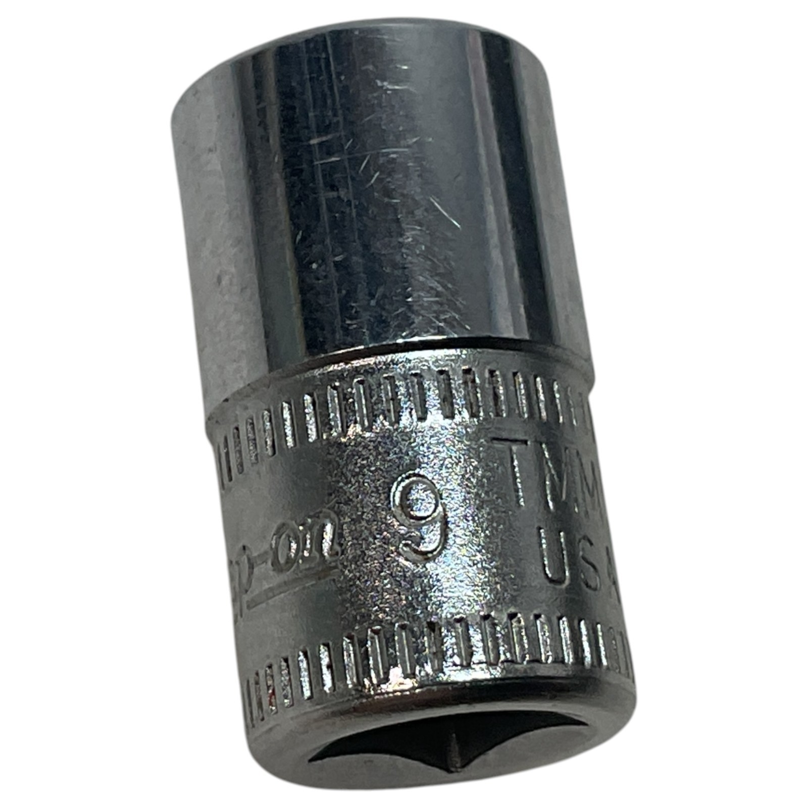 Snap-on TMM9 9mm 6 Point 1/4″ Drive Shallow Chrome Socket USA