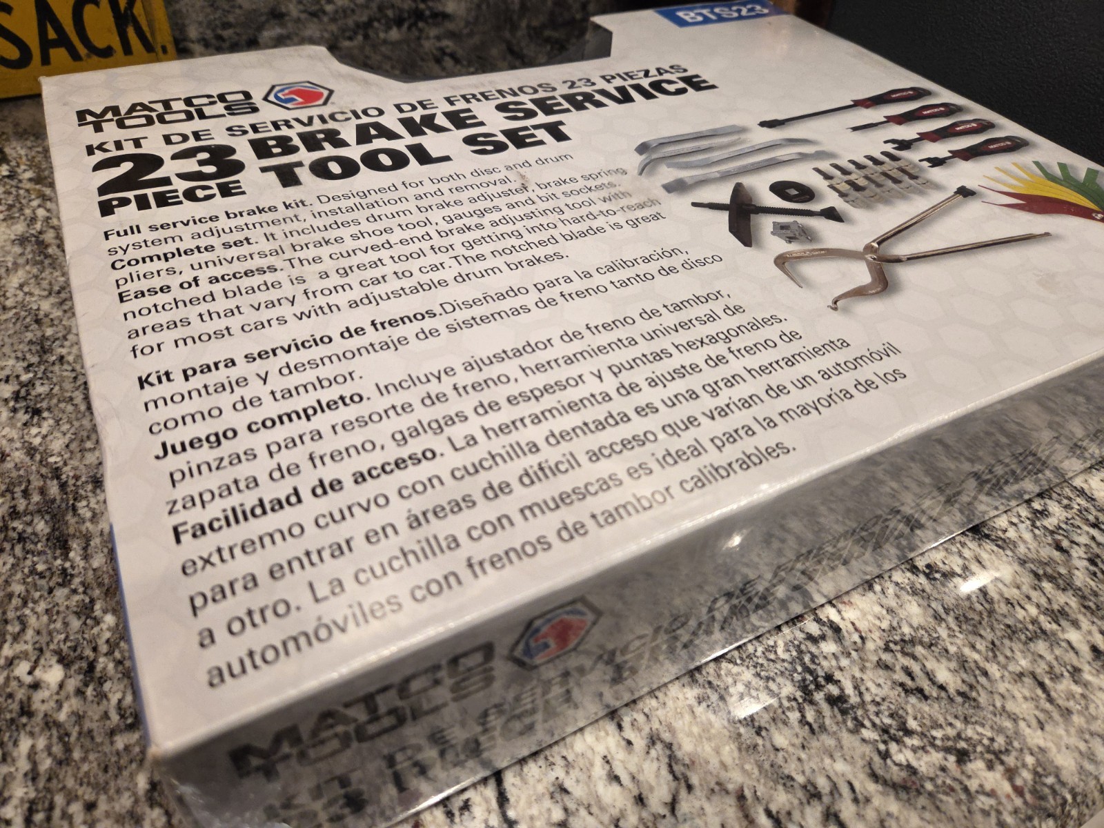 Matco Tools 23 PIECE BRAKE SERVICE TOOL SET – SEALED