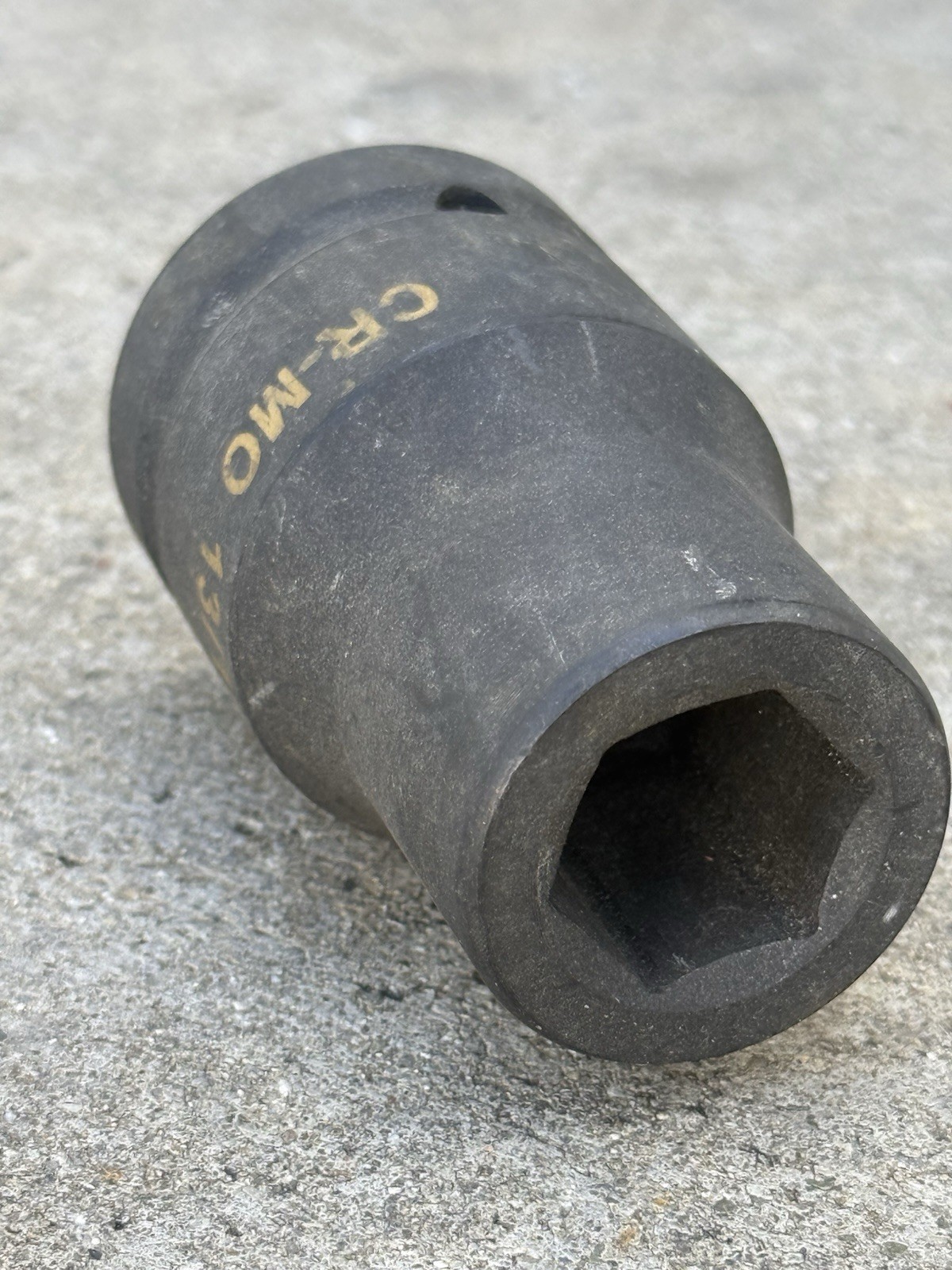 1″ DR. 15/16” SAE Deep Air Impact Socket 6-point Cr-MO Heavy Duty