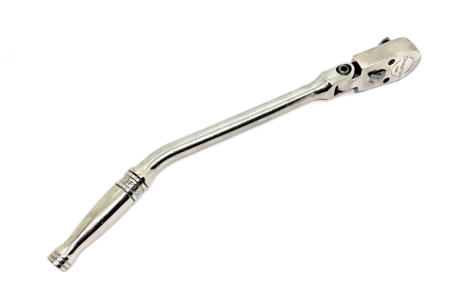 Snap-on FBF936 3/8” Drive Bent Handle Flex-Head Ratchet Made in USA