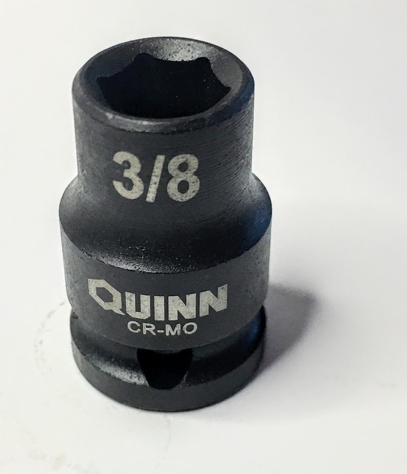 Quinn 3/8″ x 3/8″ Dr Standard Impact Socket 6 Point Free USA Shipping