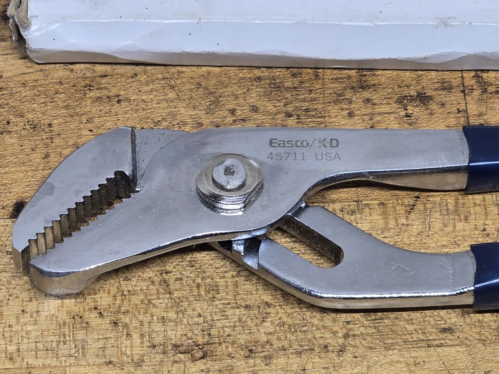 Easco/KD Tools USA 45711 Tongue & Groove Water Pump Pliers, NEW Old Stock, Box