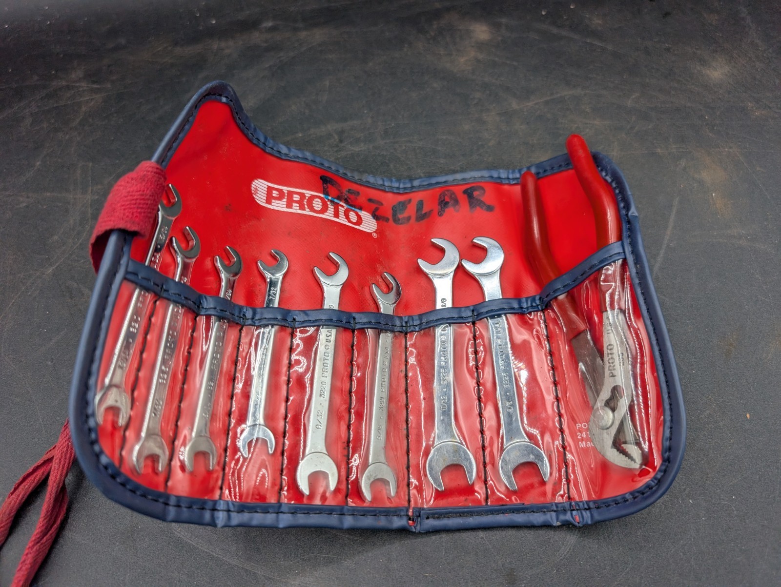 PROTO J3200D 9-pc Ignition Wrench Set w/ Pouch – Complete
