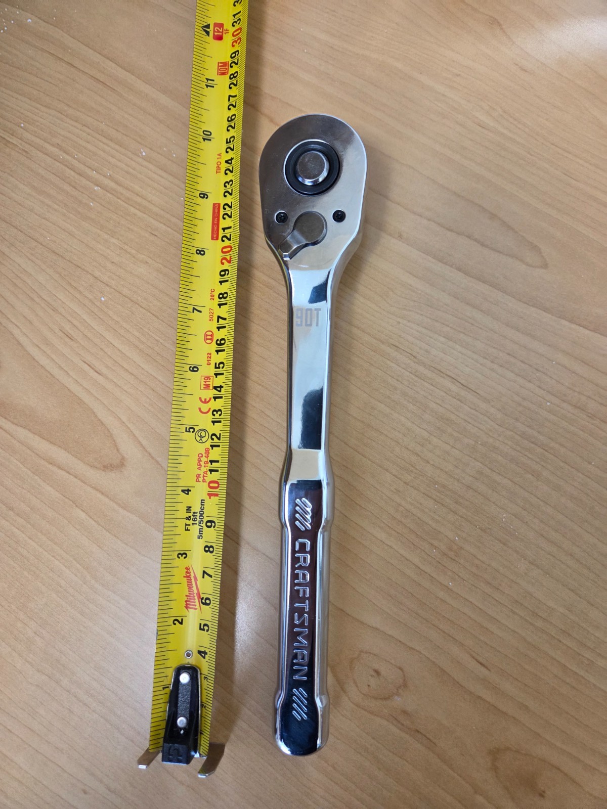 ***Brand New.  Craftsman Low Profile 1/2″ 90T, 4° Arc Ratchet CMMT86723″***