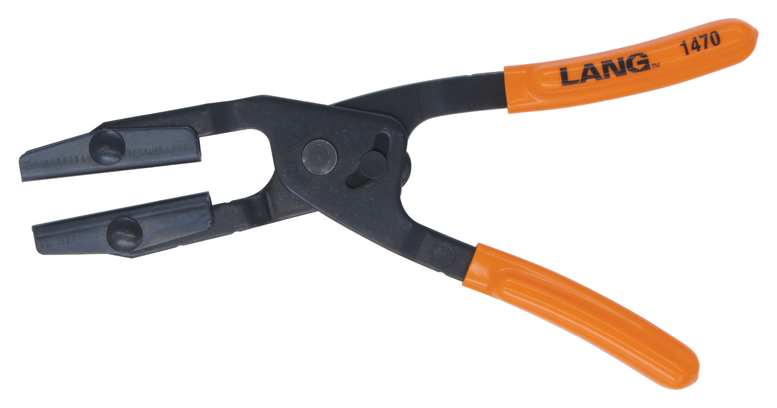 Lang 1470 10″ Hose Pinch Pliers Offset Self Locking Medium Size Made in USA