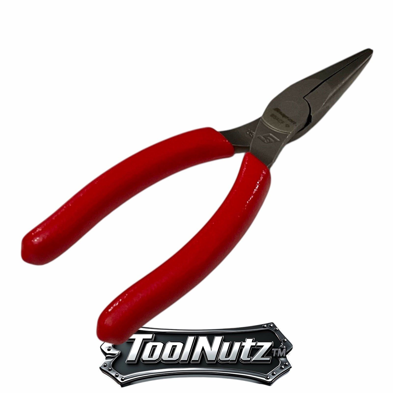 Snap-on Tools NEW 95ACF 6″in. RED Soft Grip Rounded Jaw Needle Nose Pliers USA