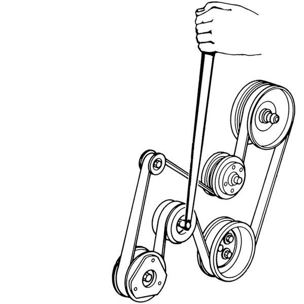 Belt Tension Setting Tool Set Wrench Sockets Tensioner Pulley Belt Installation
