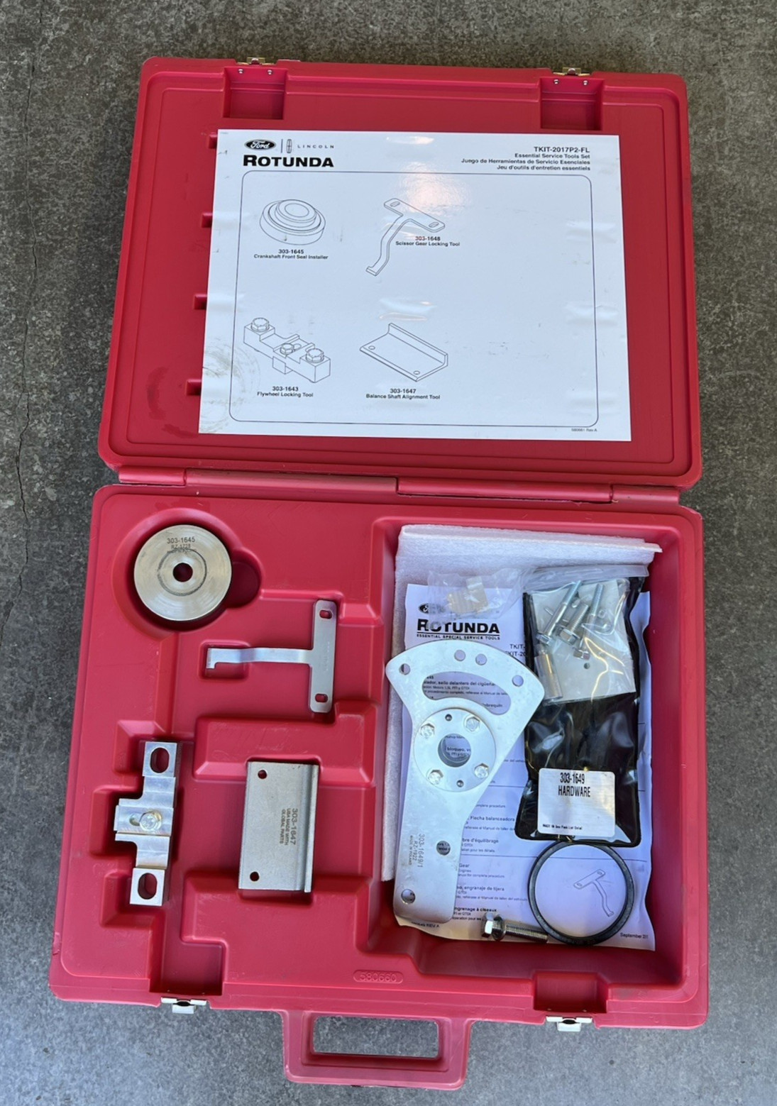 Rotunda Ford TKIT-2017P2-FL Essential Special Dealer Service Tool Kit Complete