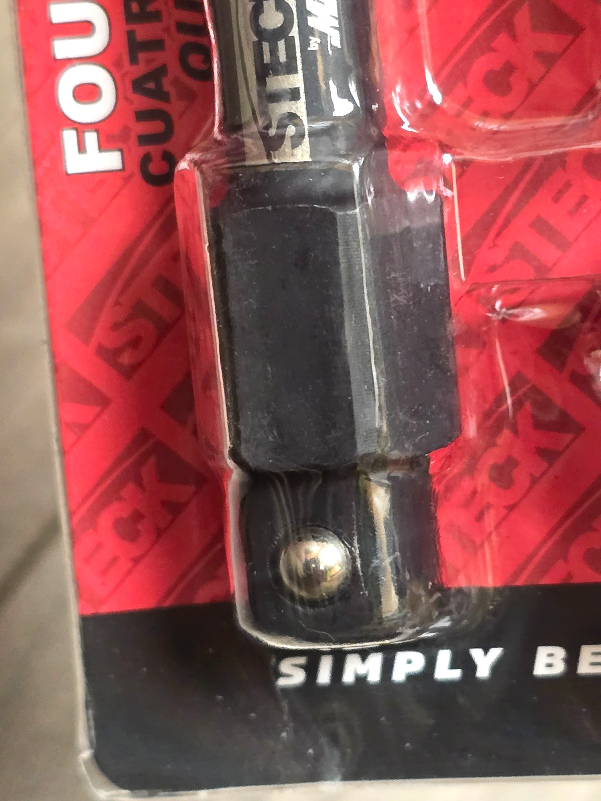 Milton Steck 4pc 1/2 dr .401 Air Hammer Bit Socket Driver/ Soft Hammer set 21950