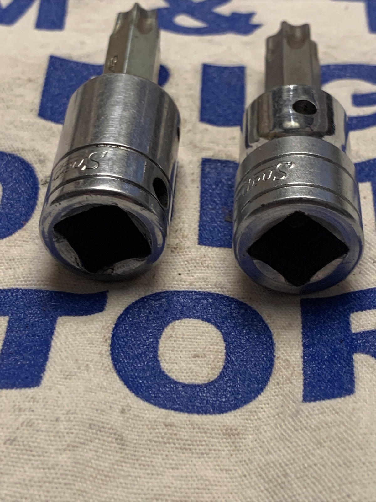 Snap-on Tools USA 3/8″ Drive T45 & T50 Std Torx Bit Chrome Socket Drivers