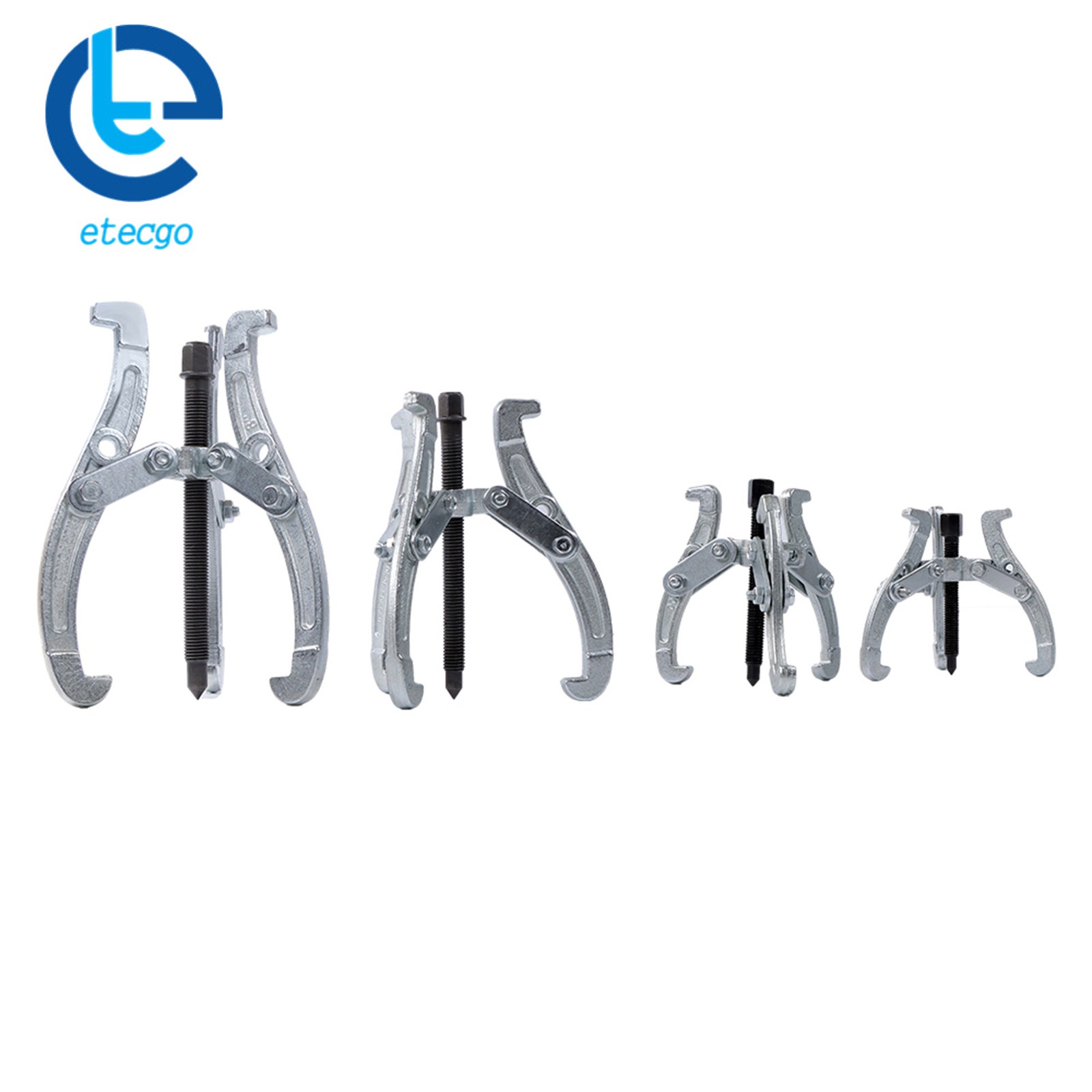 3-Jaw Bearing Puller Wheel Gear Pulley 4 Pcs 3″ 4″ 6″ 8″ Gear Puller Set