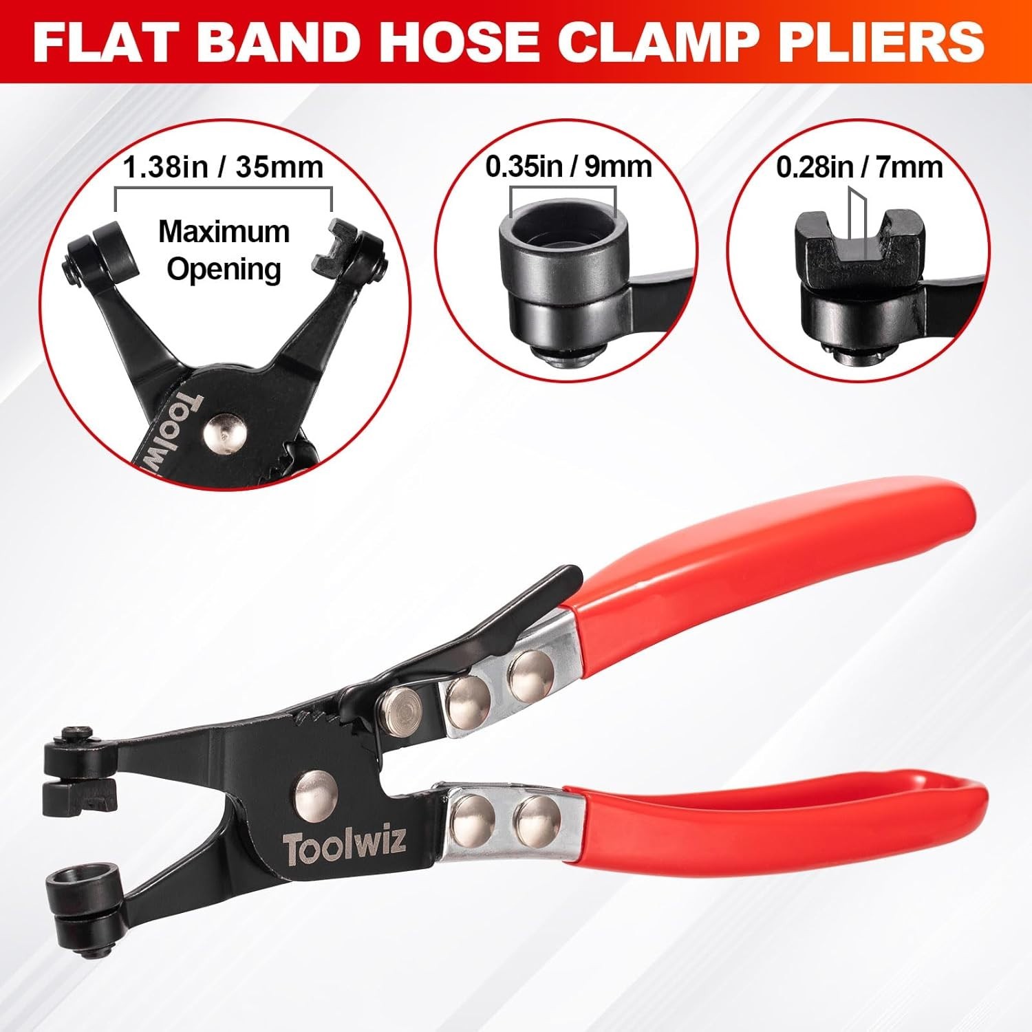 6 pcs Fuel Line Pliers Set, Hose Clamp Plier, Panel Removal Tool, Hose Remova…