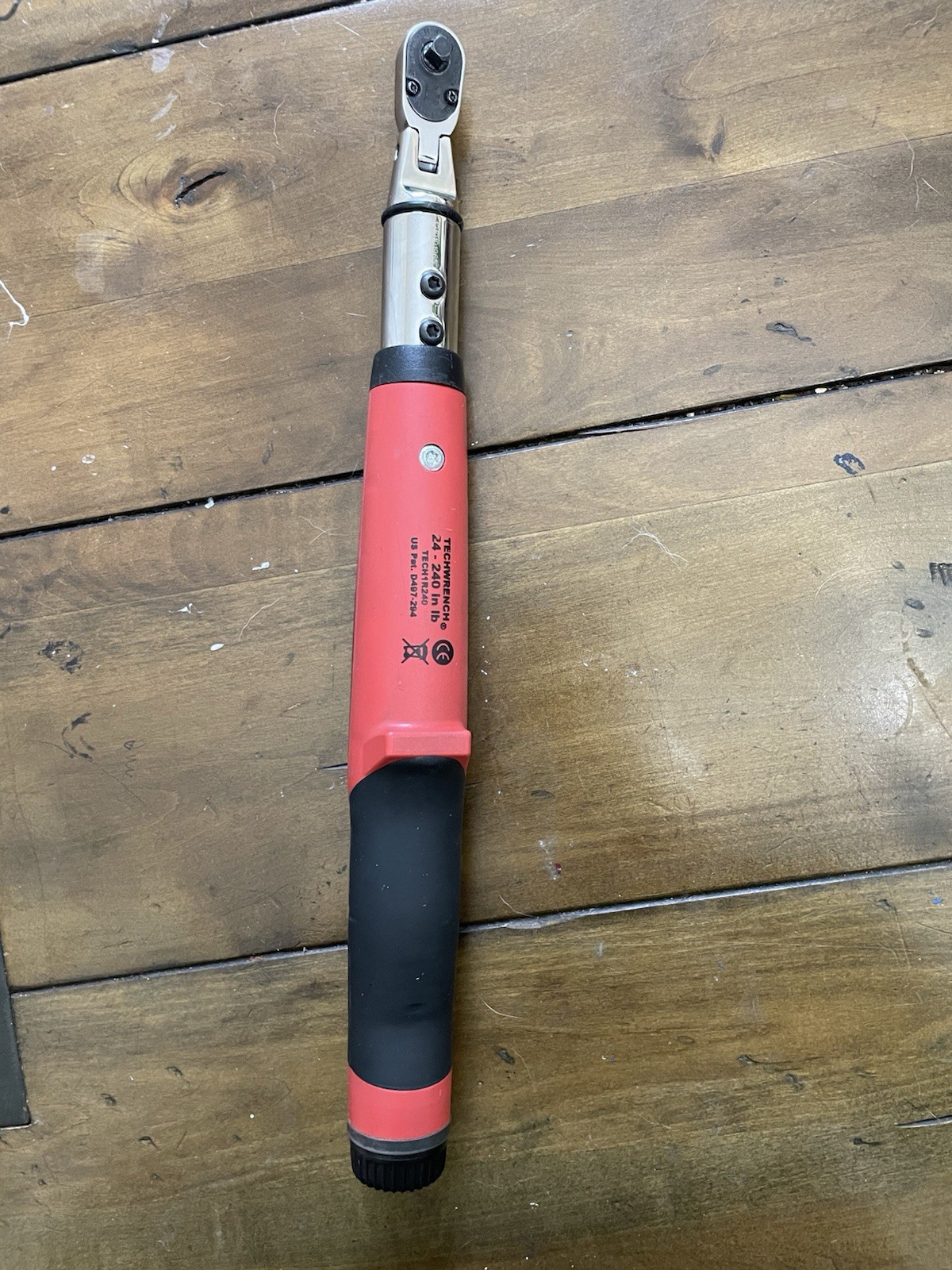 Snap-on TECH1FR240 1/4″ Drive Flex-Head Techwrench Torque Wrench 240 IN-LB