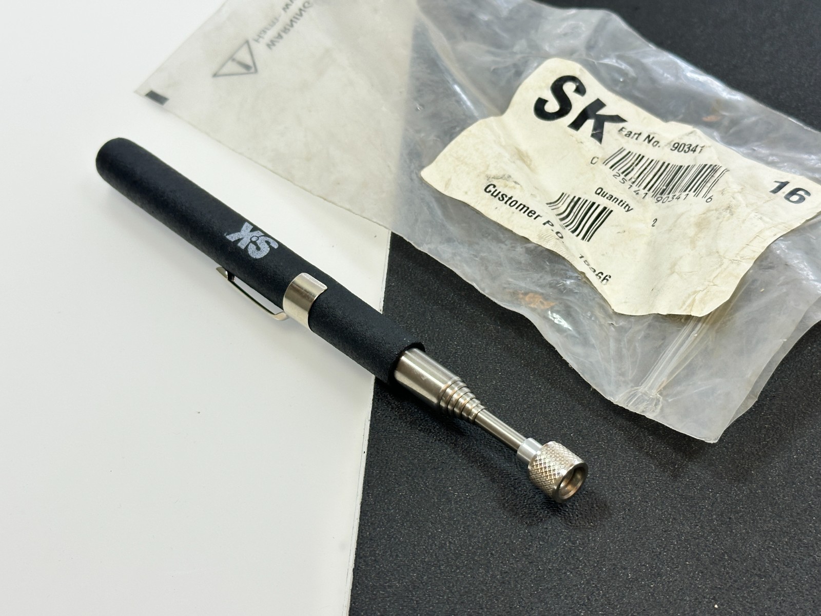NEW SK Tools SK90341 Telescoping Power Magnet Pick Up Tool 90341 33″ Long USA