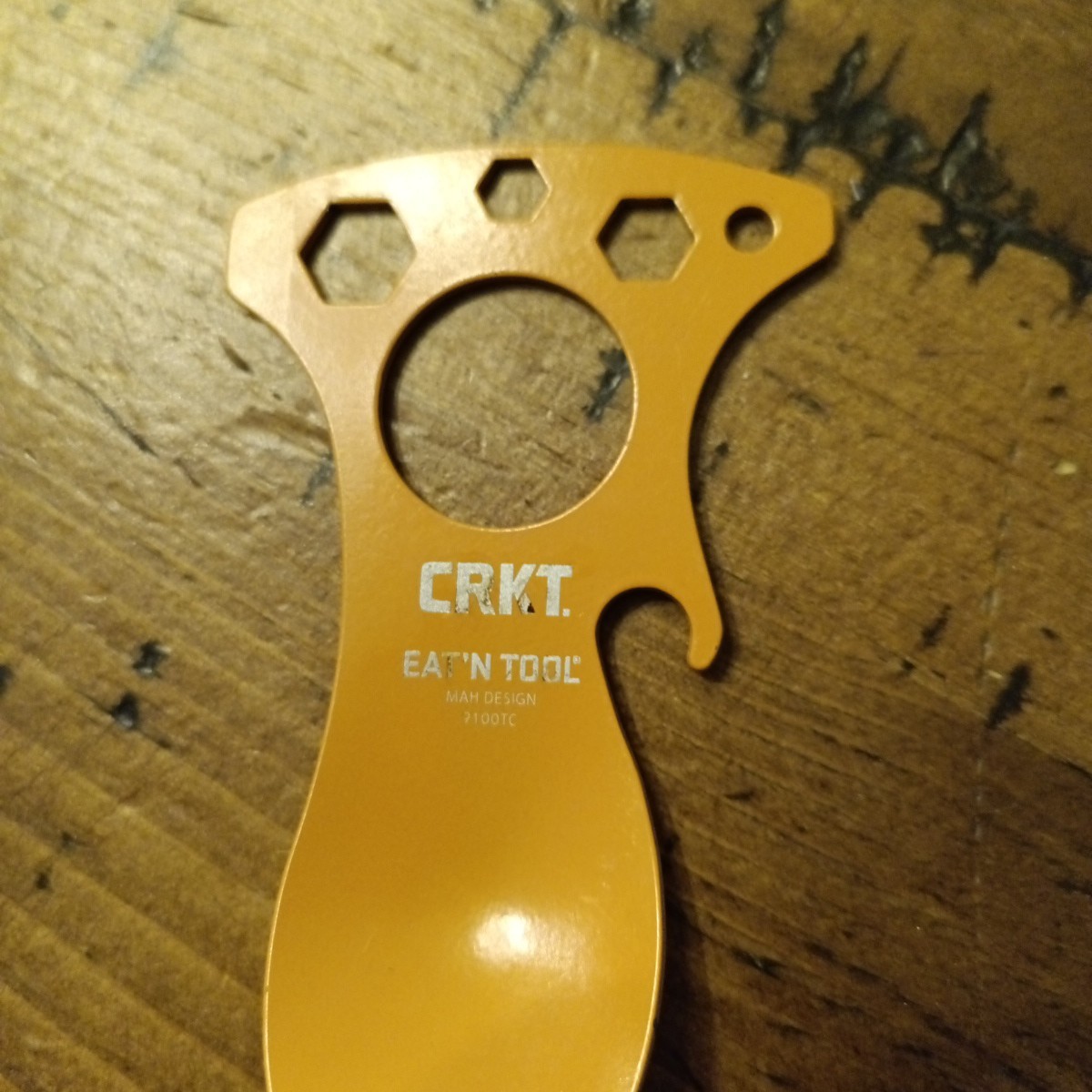 CRKT Eat’N Tool, Spoon, Fork, bottle opener, Camping Utensil/ Keychain Ba