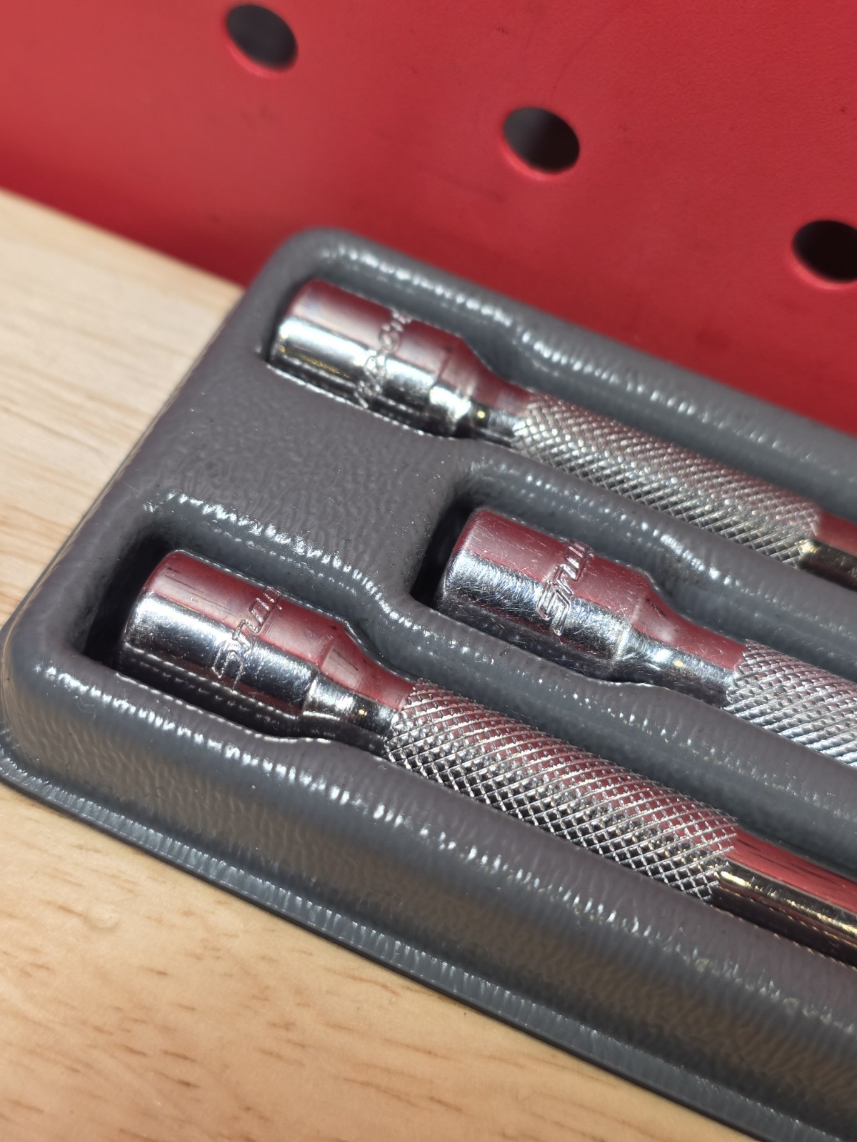 Snap-on Tools 106BTMX 6-Piece 1/4″ Drive Knurled Extension Set USA