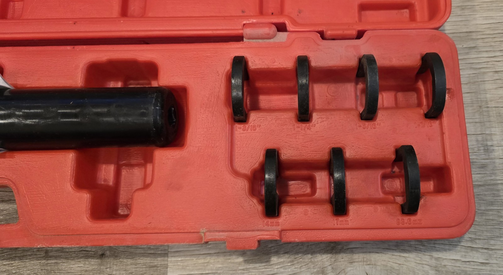 U.S. General Inner Tie Rod Tool, Model 96558, in Red Hard Case