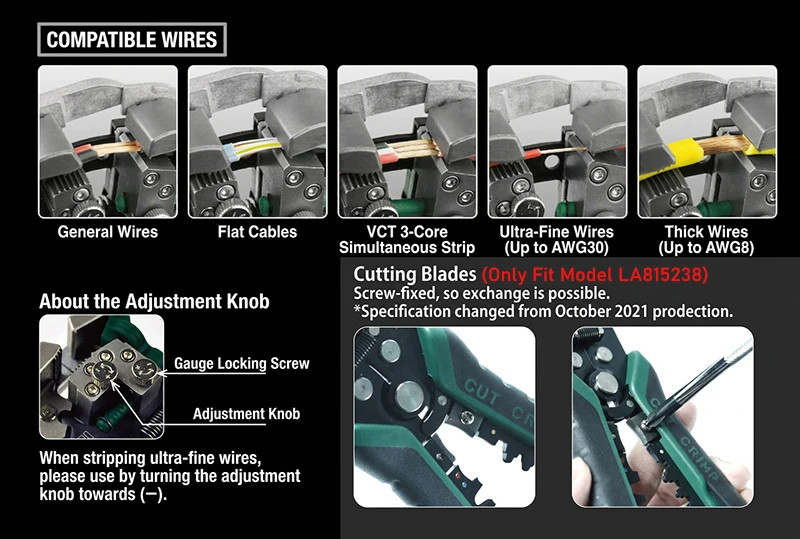 Professional Automatic Wire Stripping Pliers Terminal Crimping Tool