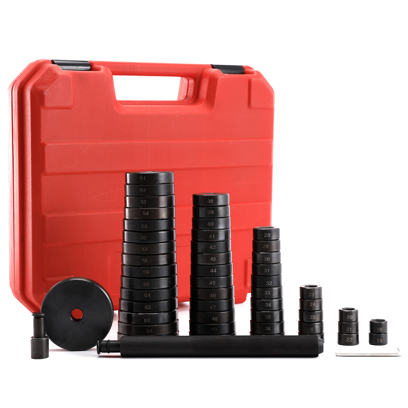 Orion Motor Tech 52 Pcs Custom Bushing Driver Tool Set Wheel Bearing Replacing