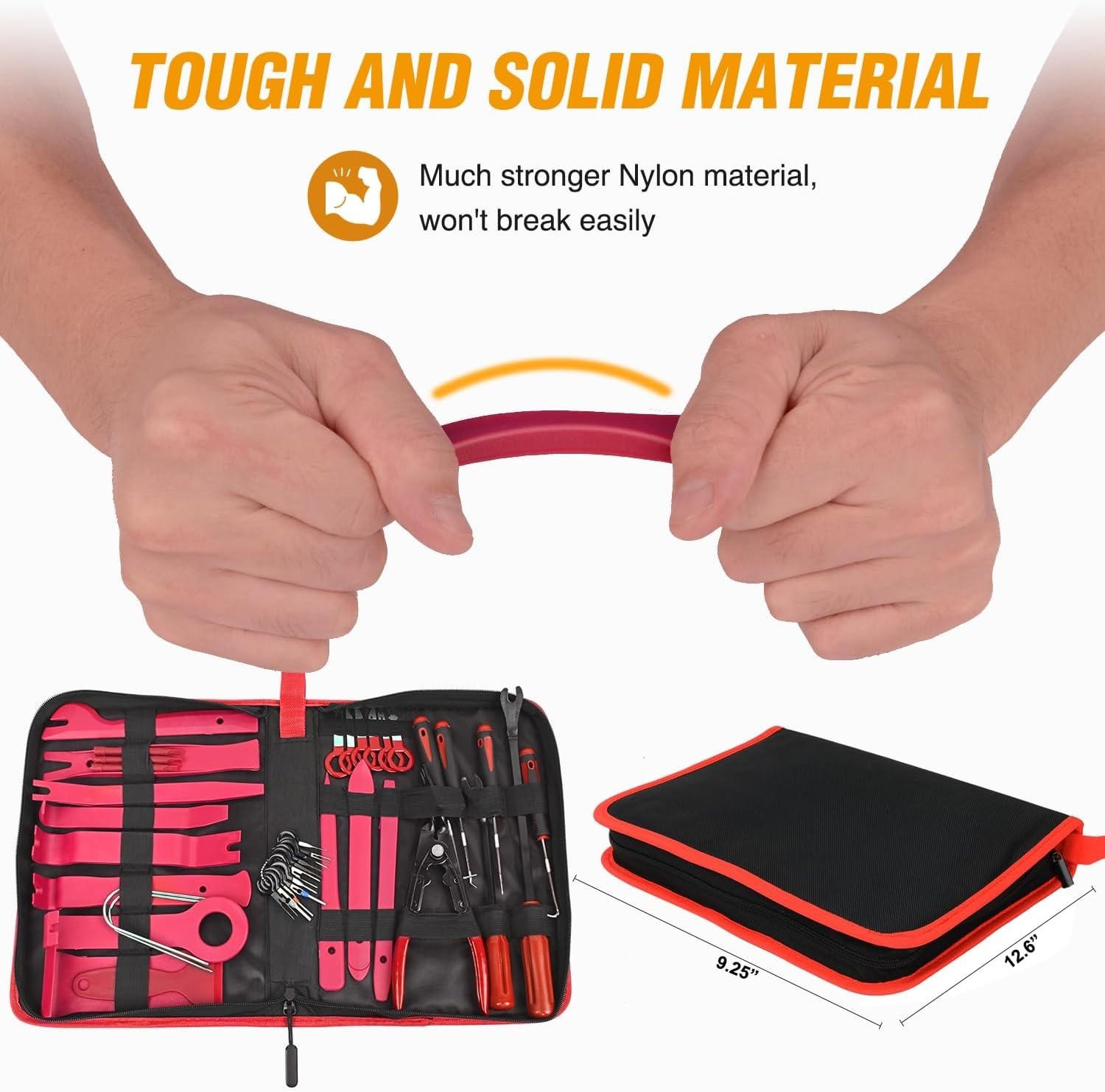 Comprehensive 330-Piece Auto Trim Removal Kit – Durable Tools with Easy Storage