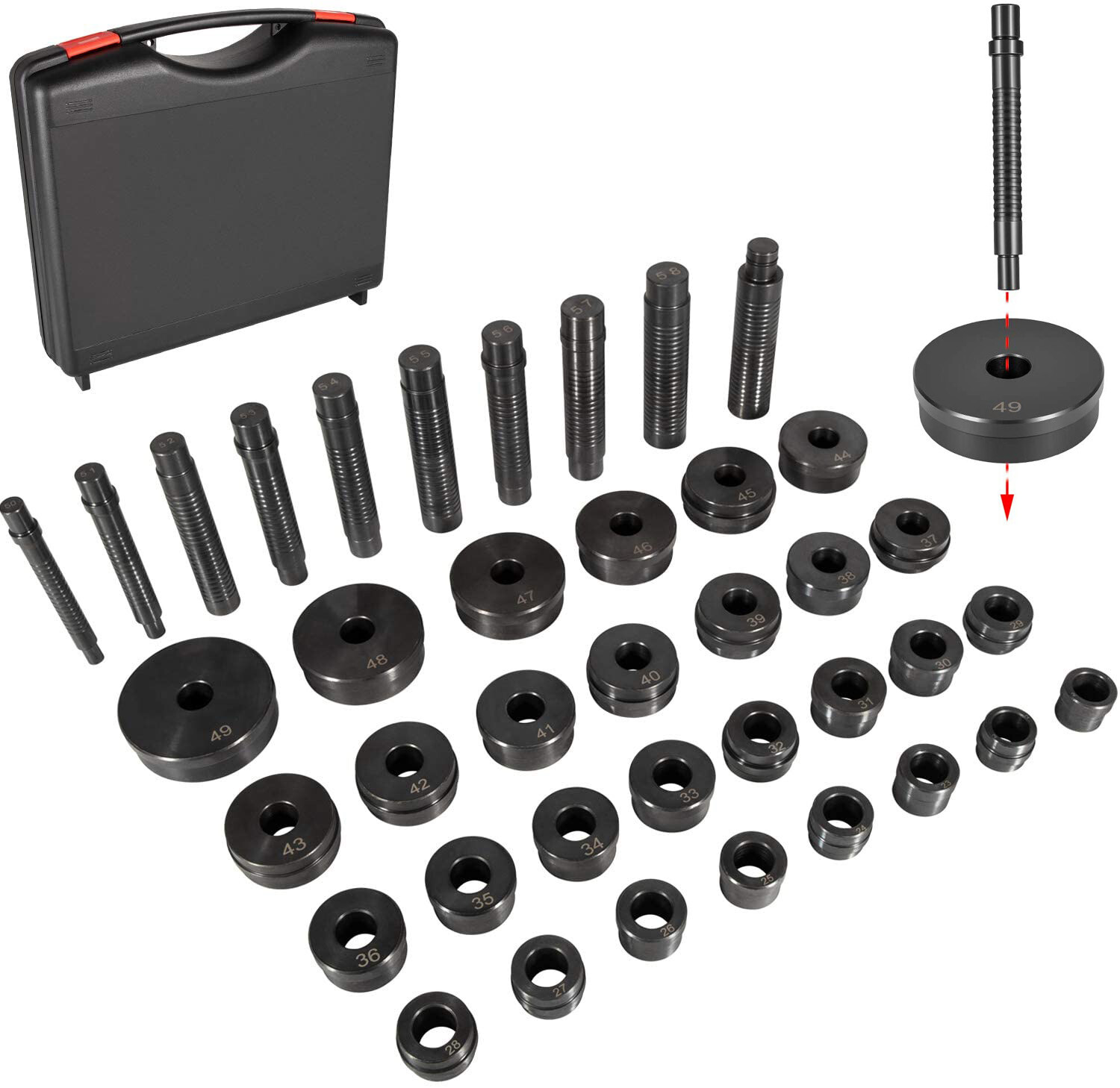 T-0220-39 Master Bushing Driver Set 39pcs for Chrysler,GM, Ford,Transmissions