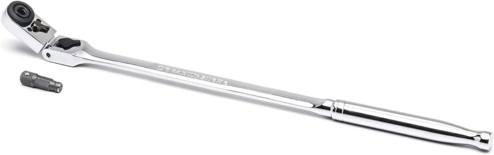 1/4″ Drive 72 Tooth Quick Release Locking Flex Slim Head 12″ Ratchet |