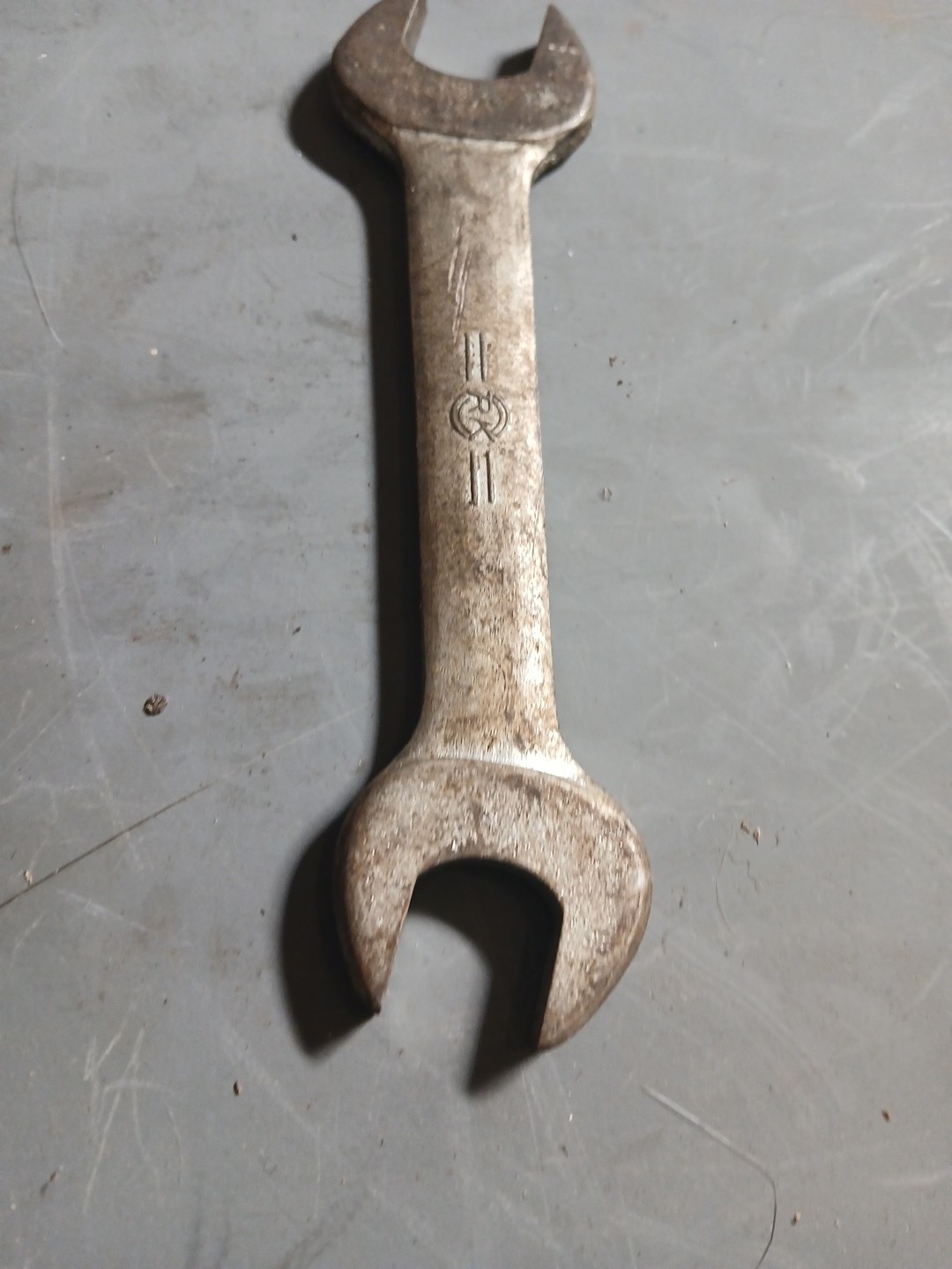 Vintage Honda Motors HM Double Open End Wrench 14mm & 17mm