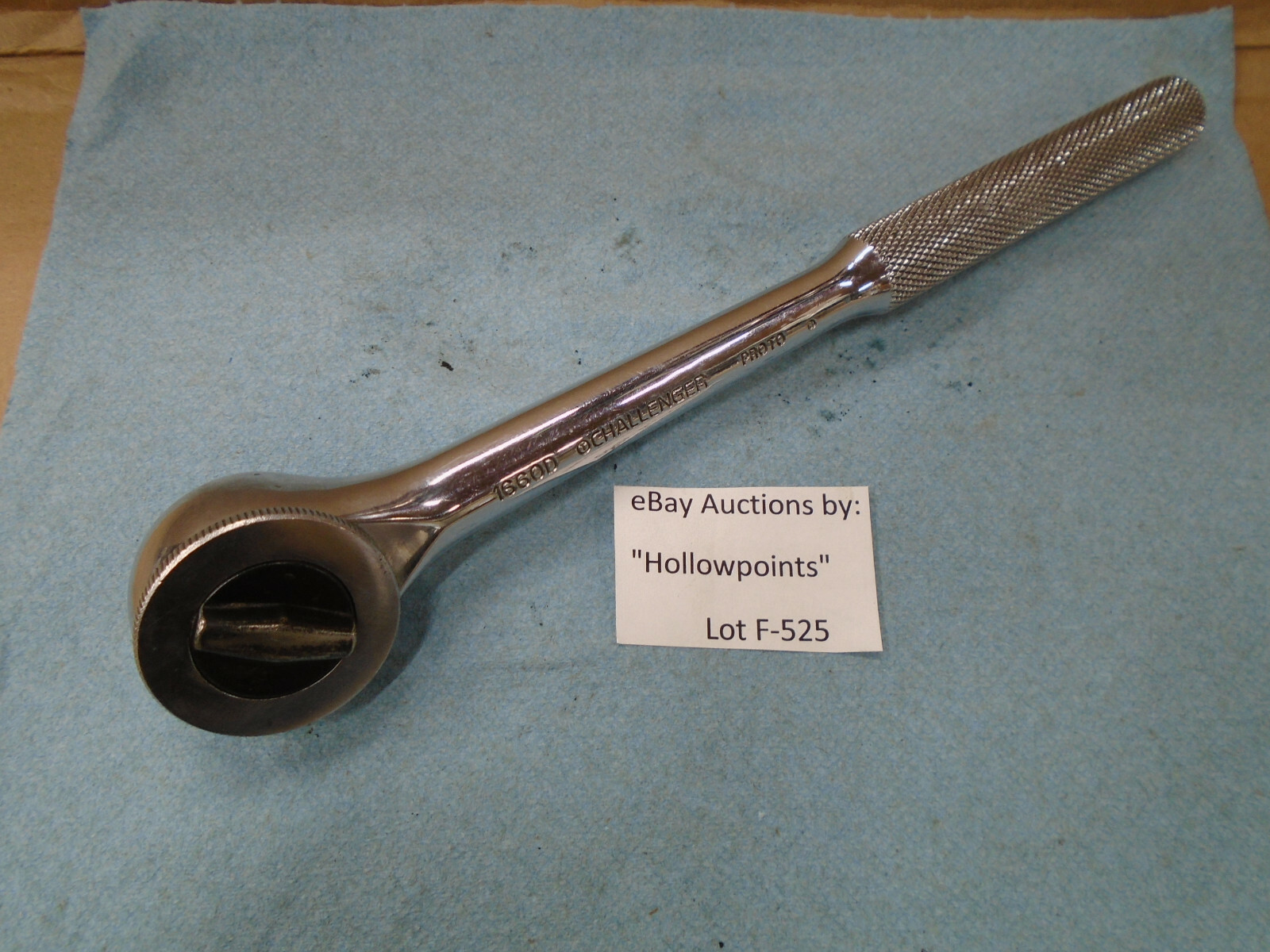 Challenger PROTO 1660D Ratchet 1/2″ Drive w/ Knurled Speeder Head F525