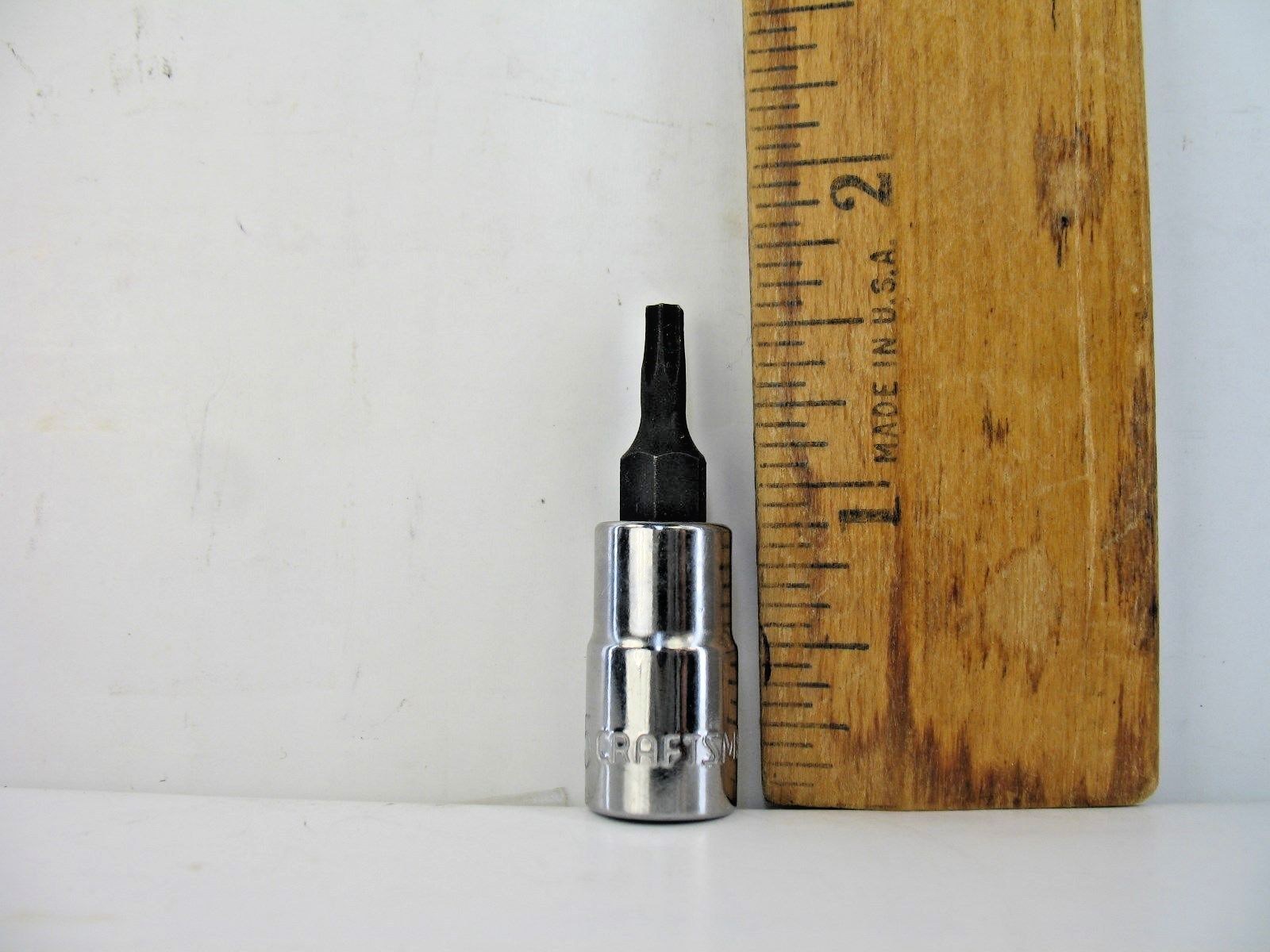 Craftsman 42615, 1/4″ Drive Tamper Proof Torx Bit Socket T15 – Brand New
