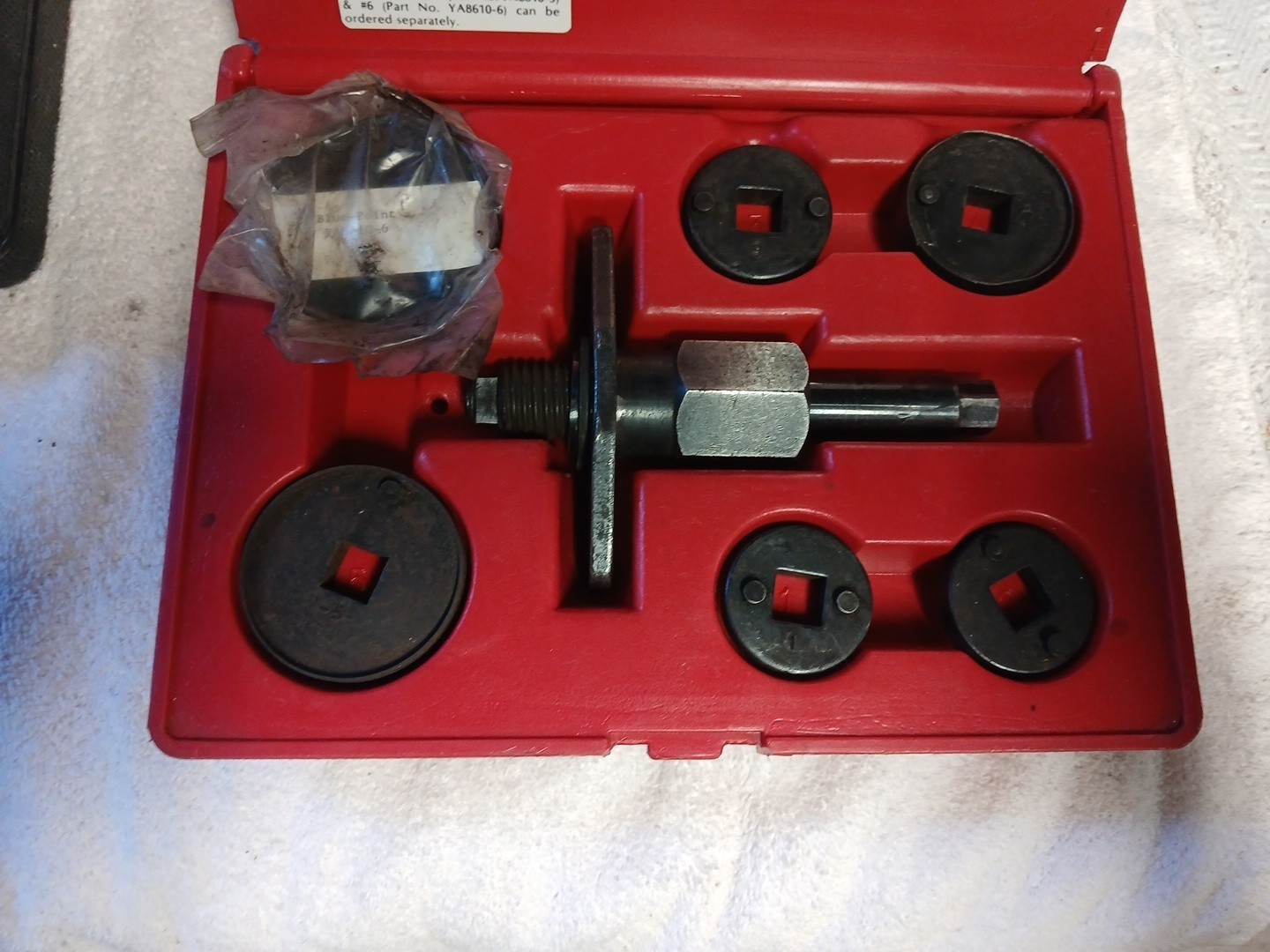 Blue-Point Tools Universal Brake Caliper Tool Set YA8525, 7 Pc With Case