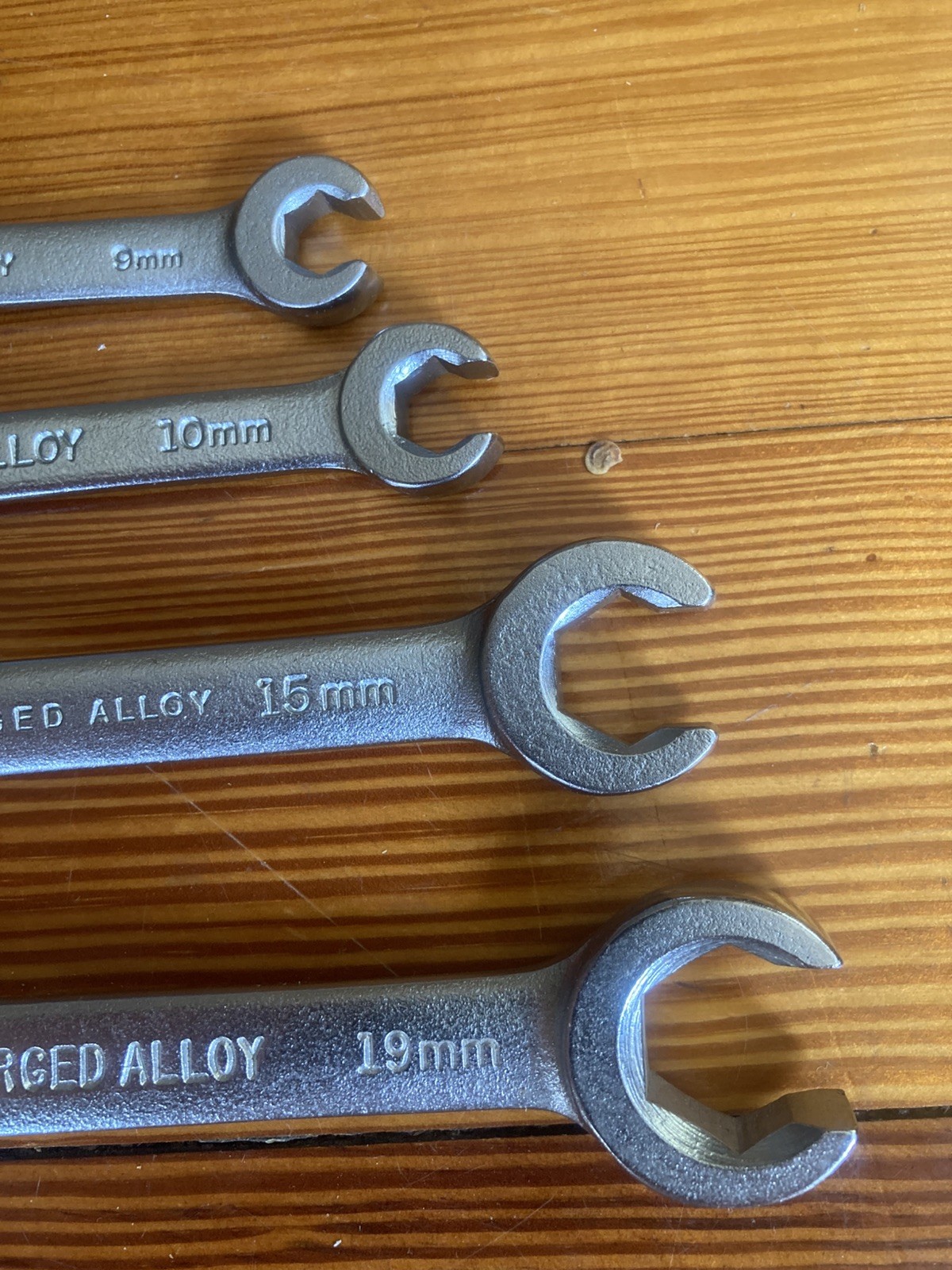 Easco Flare Nut Wrench 4 Pc Set Metric Made In USA