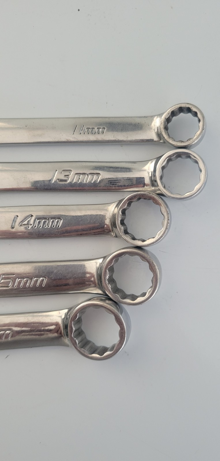 Set Of 5 Snap-On Tools OEXM160B 12pt. 11mm, 13mm-16mm Wrench