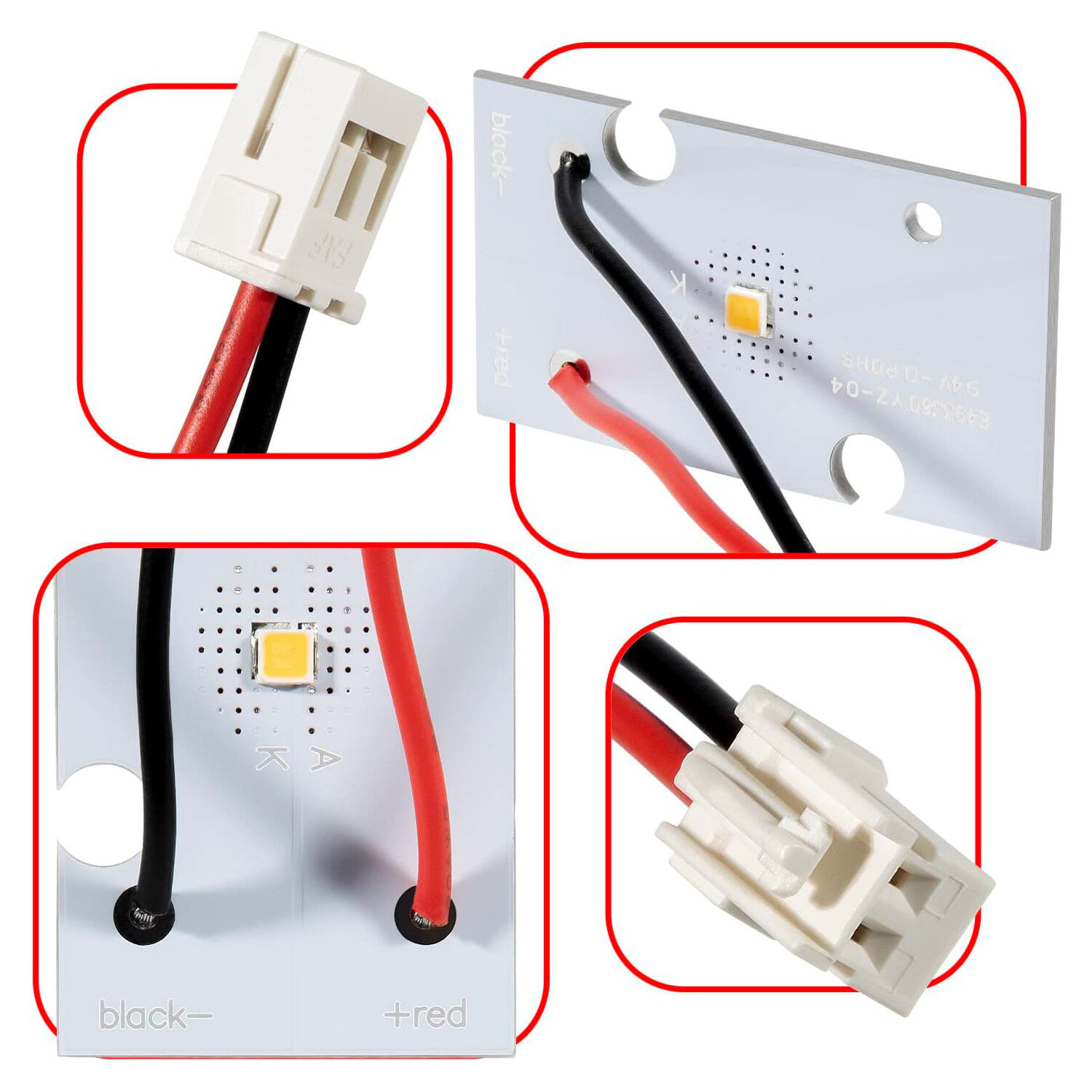 W10843353 Refrigerator LED Light Board Module for KitchenAid Maytag & Whirlpool