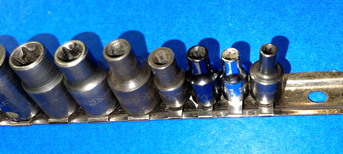 MATCO TOOLS 9 PIECE MULTI DRIVE INSIDE TORX SOCKET DRIVER SET E4-E16