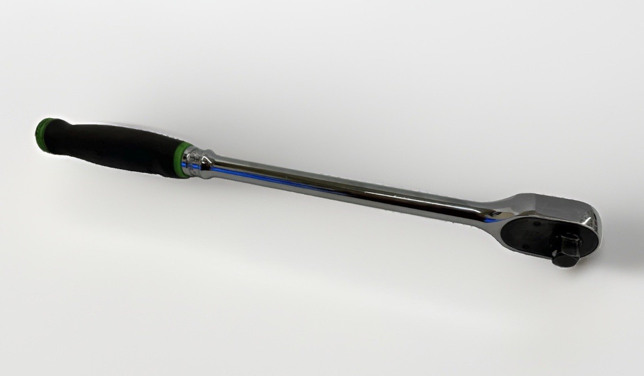 Snap On 1/2″ Drive Long Handle Ratchet SHL80A Green Soft Grip