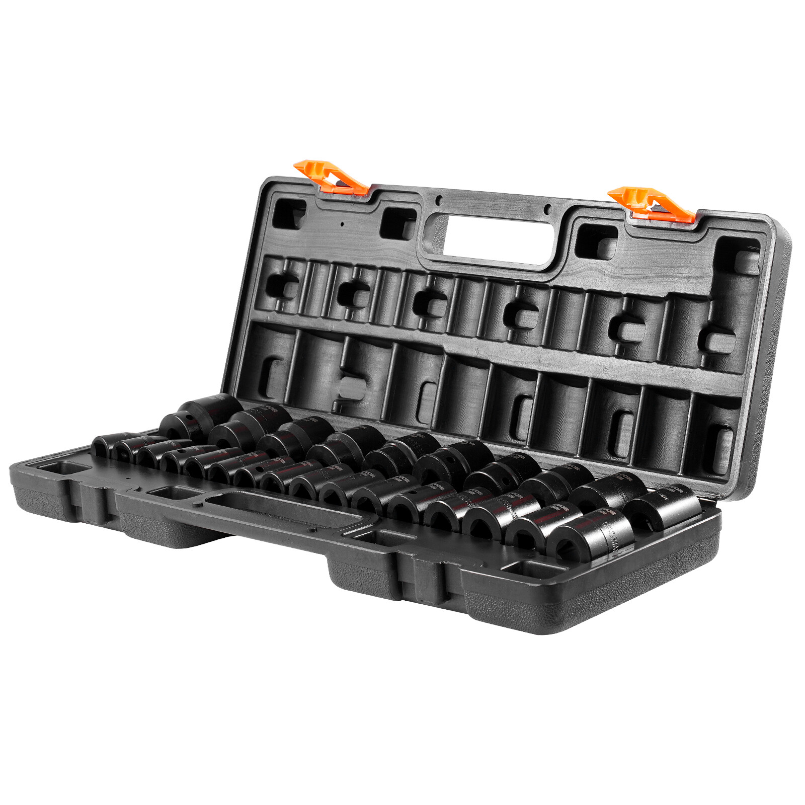 VEVOR Impact Sockets Set 1/2 Inch Drive 26PCS Standard Length Impact Set 6-Point