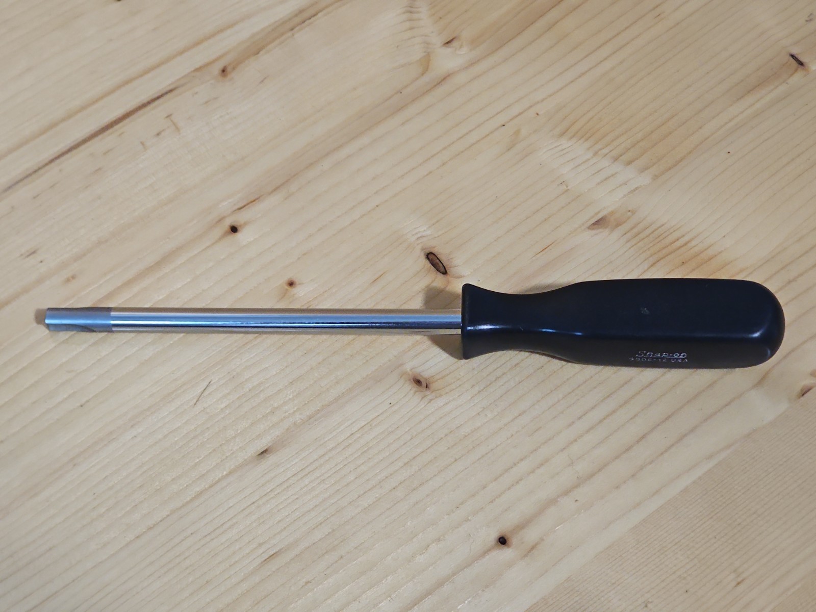 Snap-on Tools SSDC-12 3/8″ Clutch Tip Black Hard Handle Driver Screwdriver USA