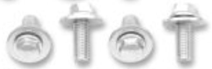 Bolt Mc Hardware 024-11616 Hex-Head Flange Nuts with Fender Washers – M6x1.0x16m