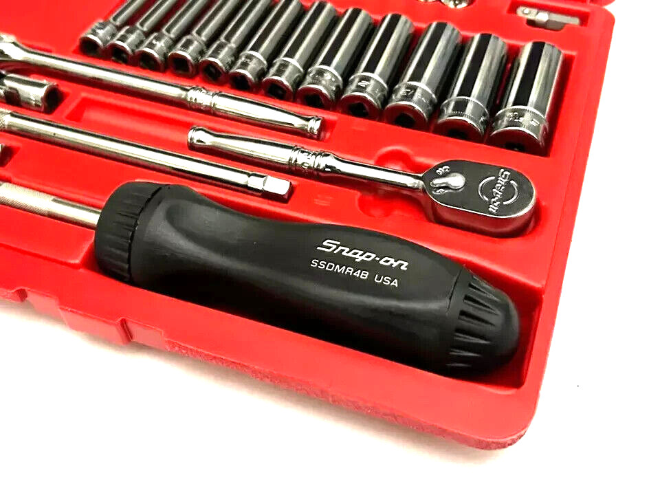 NEW Snap-on™ 1/4″ drive 31-pc 131TMPB 6-point METRIC General Service Set Sealed
