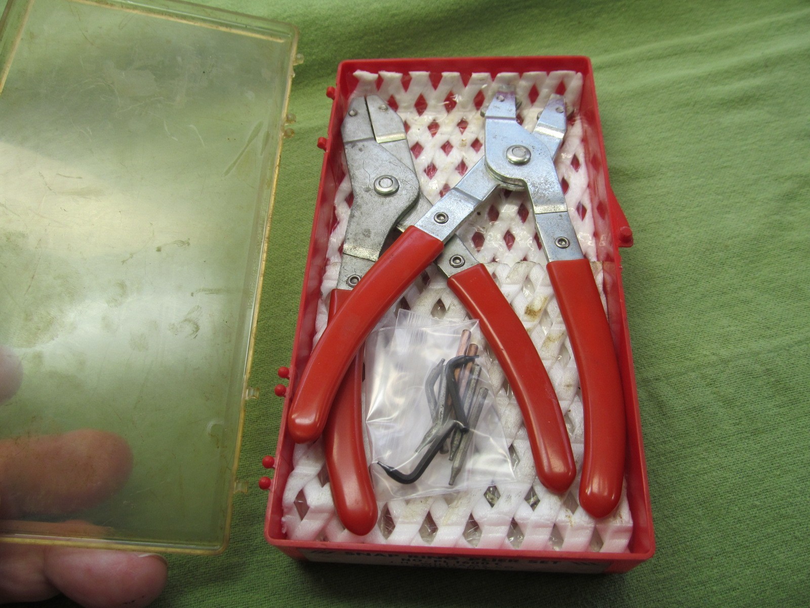 Vtg. J.H. Williams Snap Ring Plier Set no.PL1600C – Internal & External Pliers