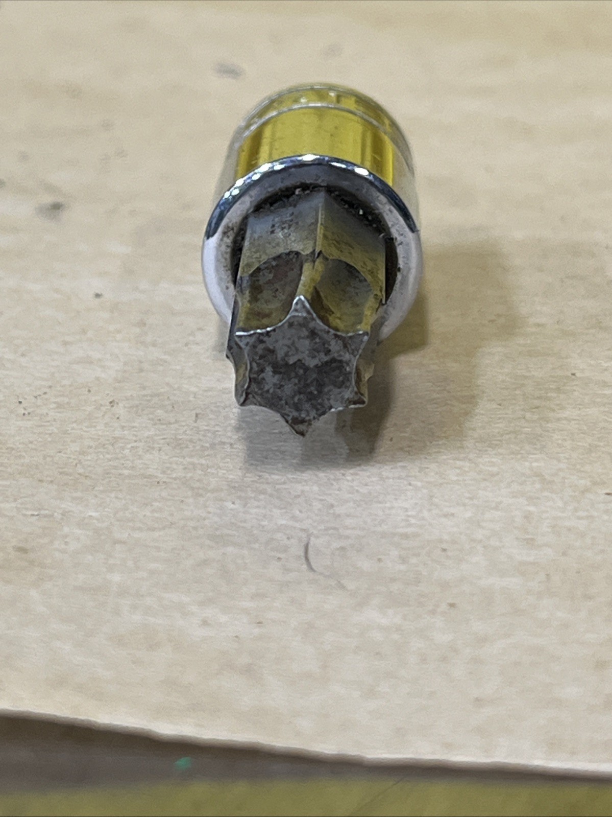 SNAP-ON FTX55E Standard T55 Torx Bit Chrome Socket Driver 3/8”