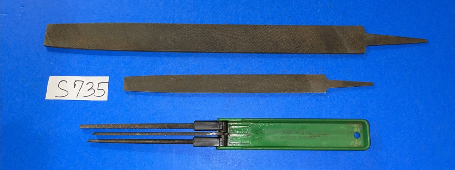MATCO TOOLS 5 PIECE ASSORTED FILES 5 INCHES TO 19 INCHES LONG