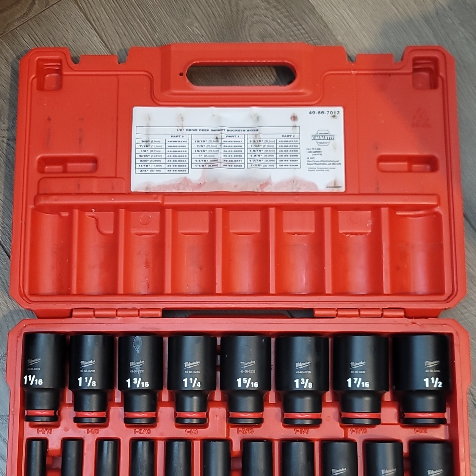 [Open-Box] (49-66-7012) Milwaukee 19PC SHOCKWAVE Impact Duty Socket Adapter Set