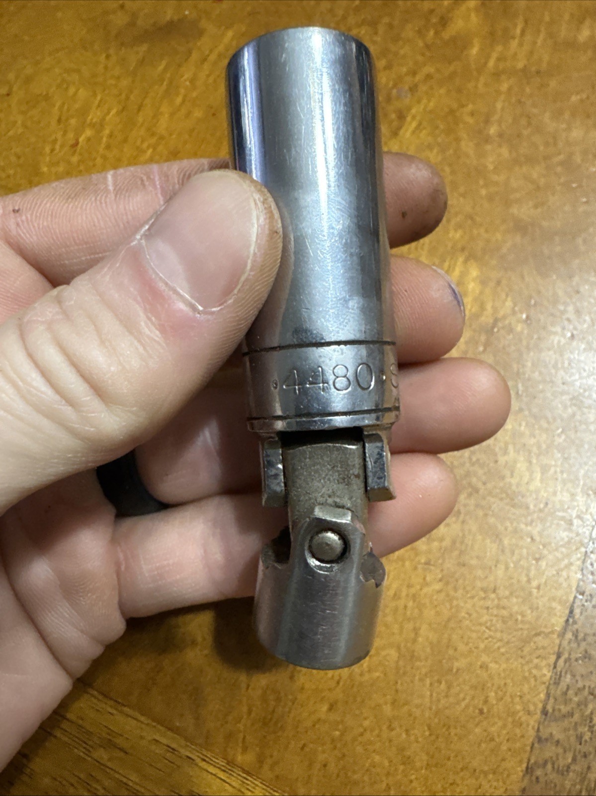 S-K Professional Tools 4480 5/8″ Swivel Spark Plug Socket 3/8″ Drive USA #146